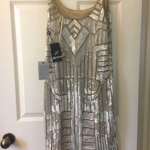 Adrianna papell beaded dress